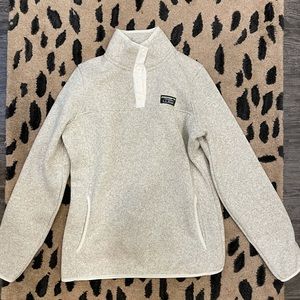 L.L. Bean sweater fleece pullover